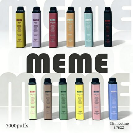【極致 K-Style】韓國 MEME 7000口一次性電子煙：長效穩定，重新定義拋棄式體驗